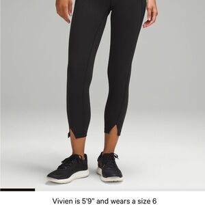 Lululemon Wunder Train split hem 25” tights
